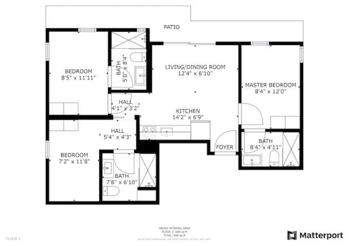 Aerie Apartments Miami Pokoj fotografie